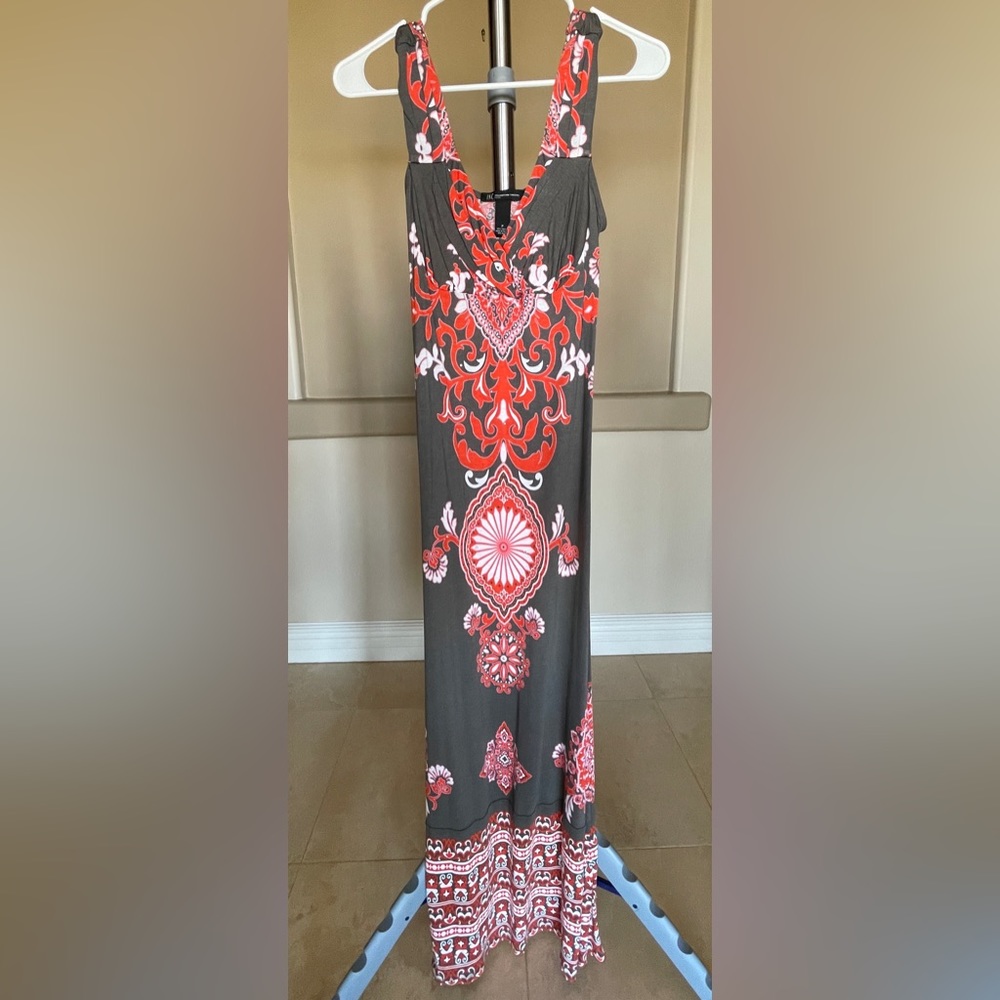 Maxi Dress, Multi Colored, Tank top.